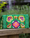 Women Ethnic Handmade Embroidered Wristlet Clutch Bag Vintage Purse Wallet