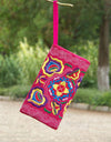 Women Ethnic Handmade Embroidered Wristlet Clutch Bag Vintage Purse Wallet