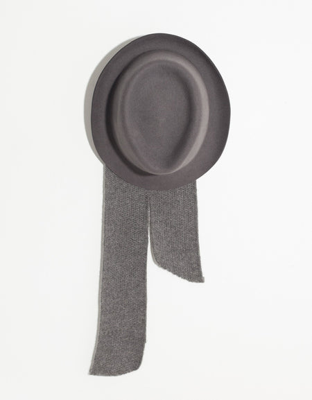 Kate Hat in Steel Grey