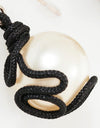 Float Bead Earring in Pearl