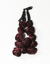 Rose Necklace in Red