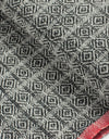 Diamond Scarf in Black/Natural